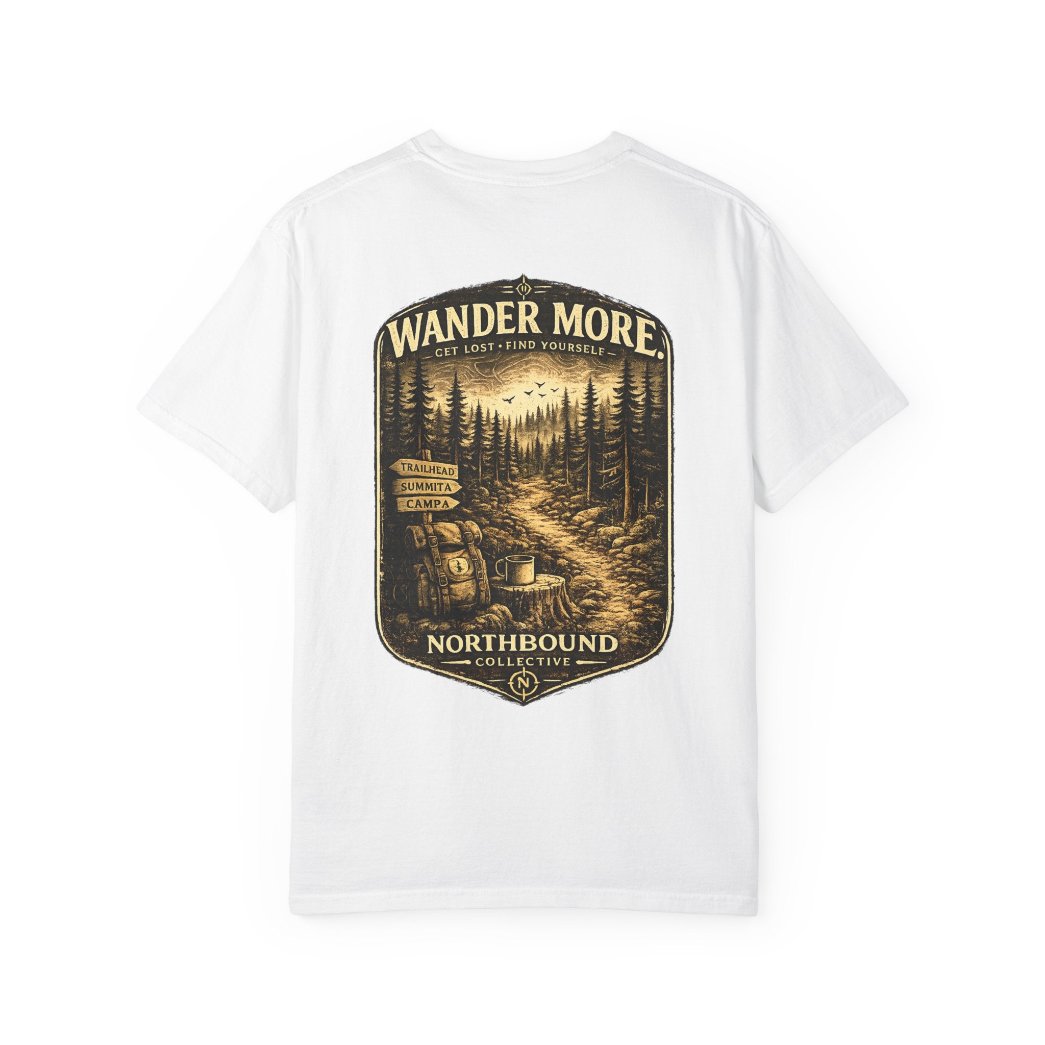 Wander More.™ | Vintage Forest Comfort Colors® Tee