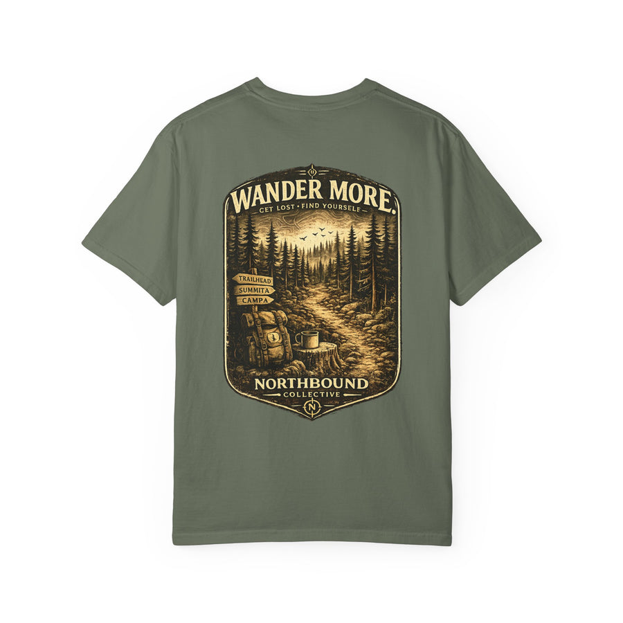 Wander More.™ | Vintage Forest Comfort Colors® Tee
