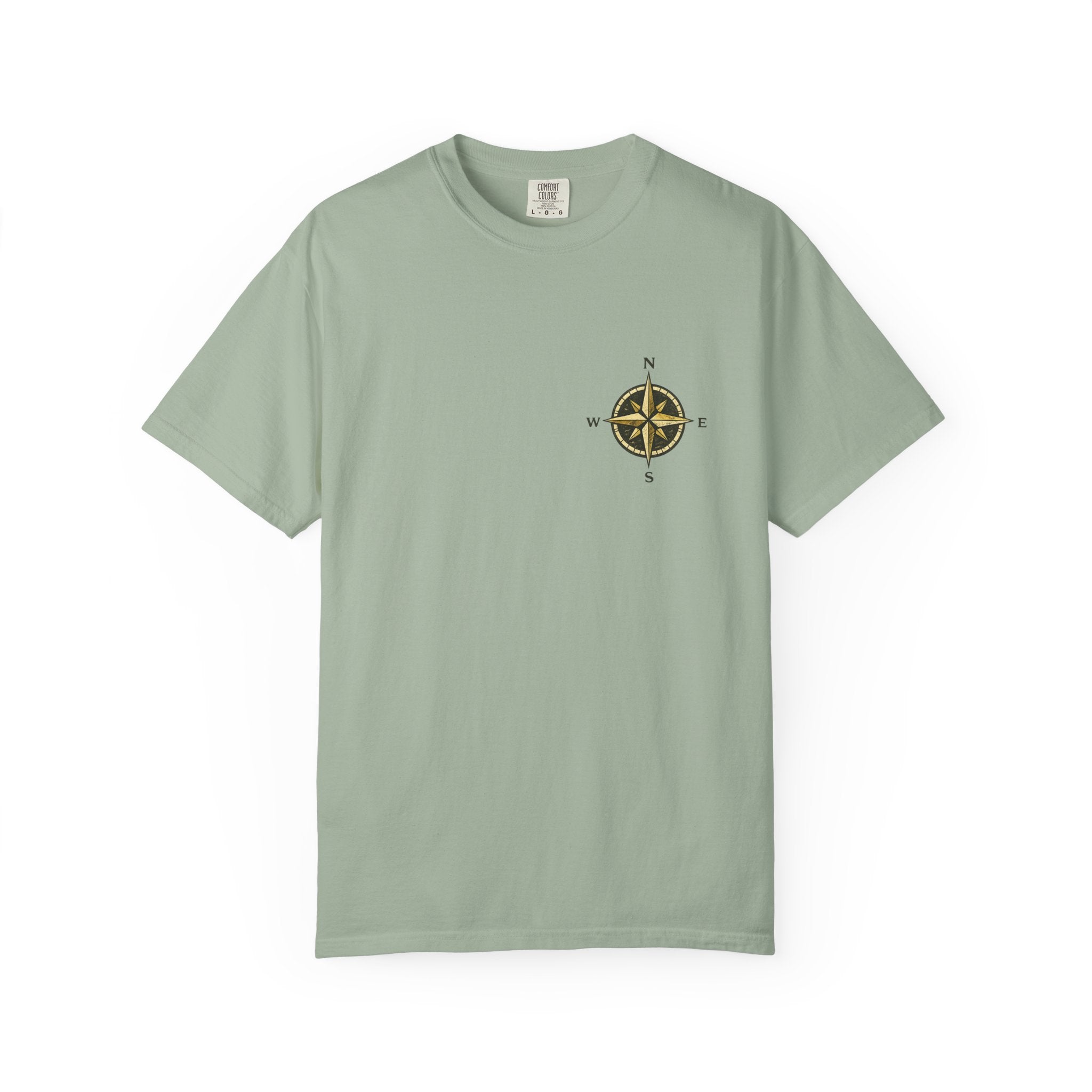 Go Far. Stay Wild.™ | Vintage Compass Comfort Colors® Tee