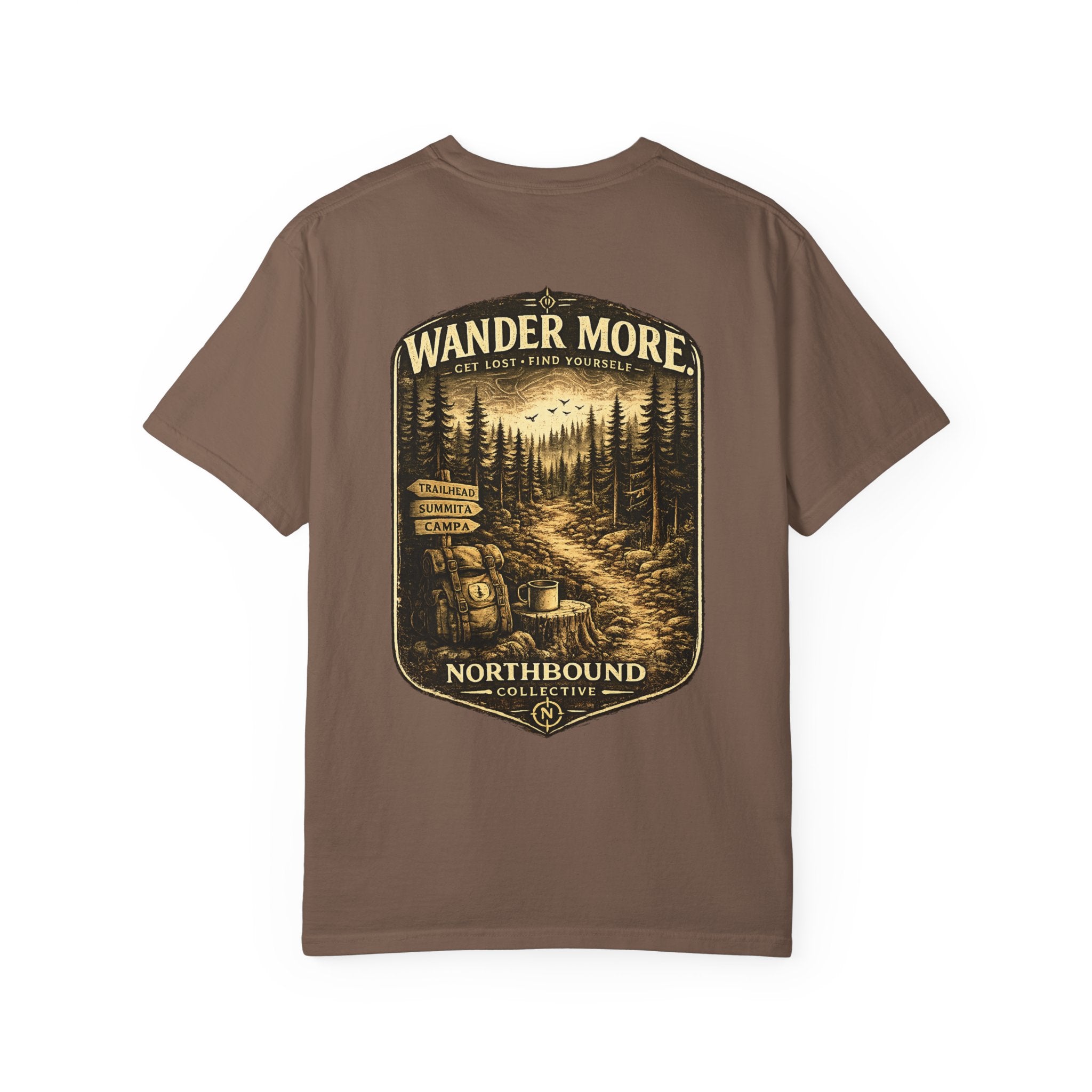 Wander More.™ | Vintage Forest Comfort Colors® Tee