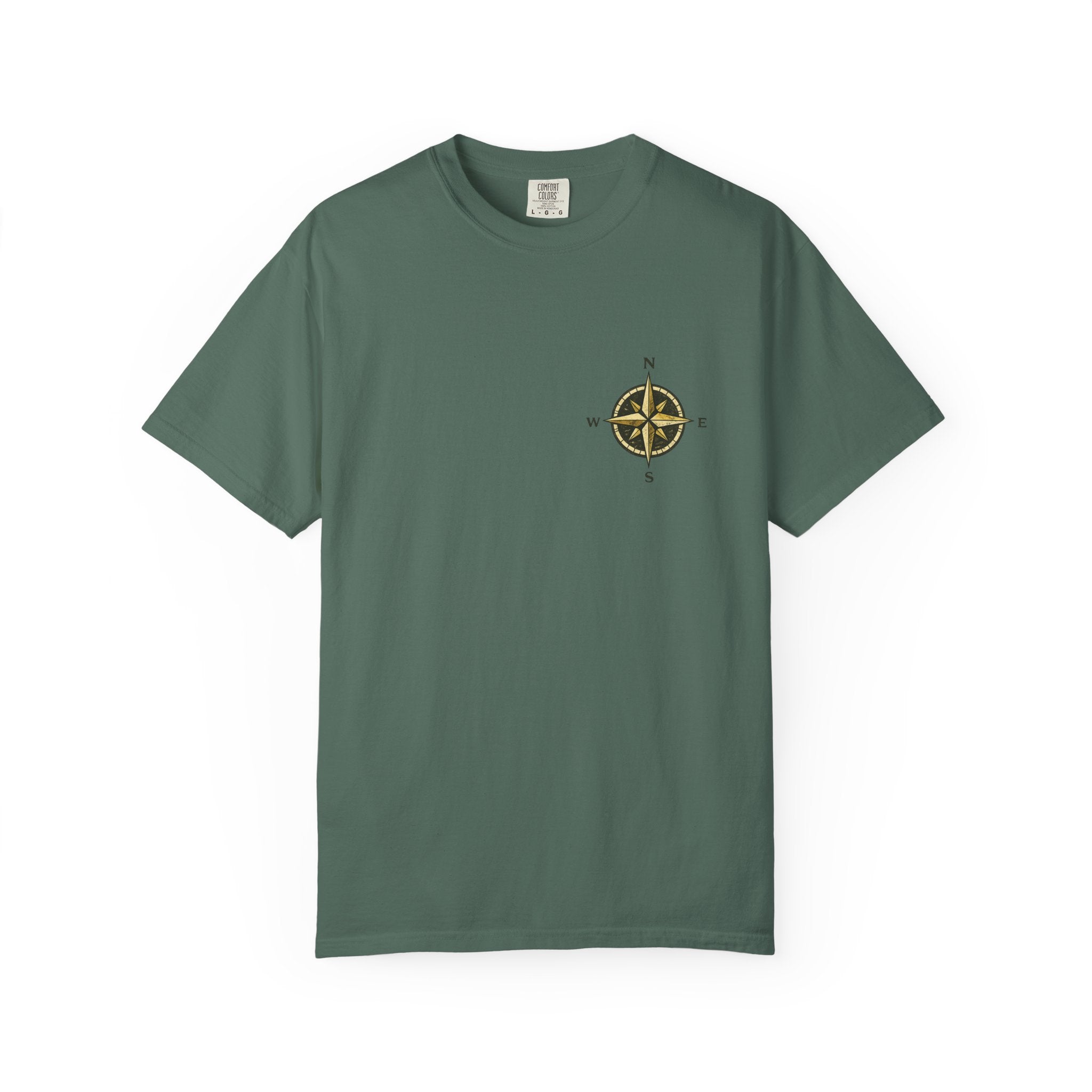Go Far. Stay Wild.™ | Vintage Compass Comfort Colors® Tee