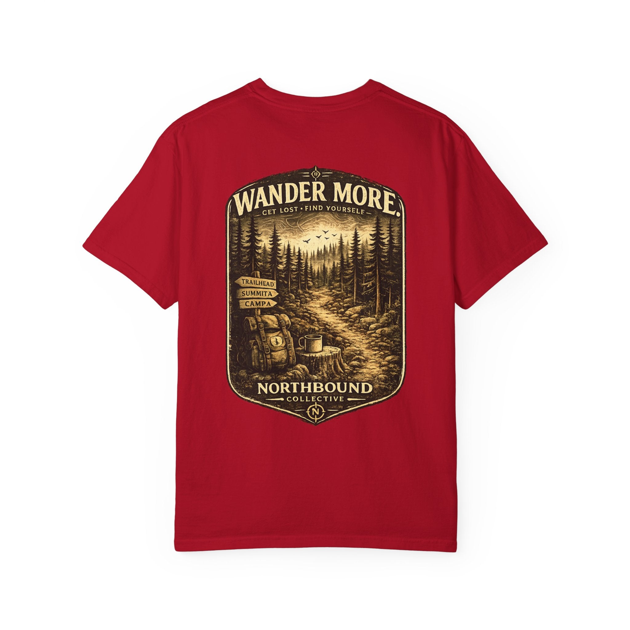 Wander More.™ | Vintage Forest Comfort Colors® Tee