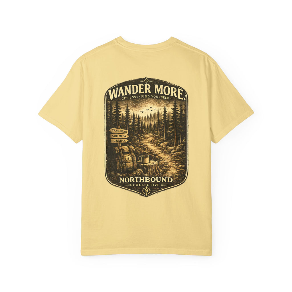 Wander More.™ | Vintage Forest Comfort Colors® Tee