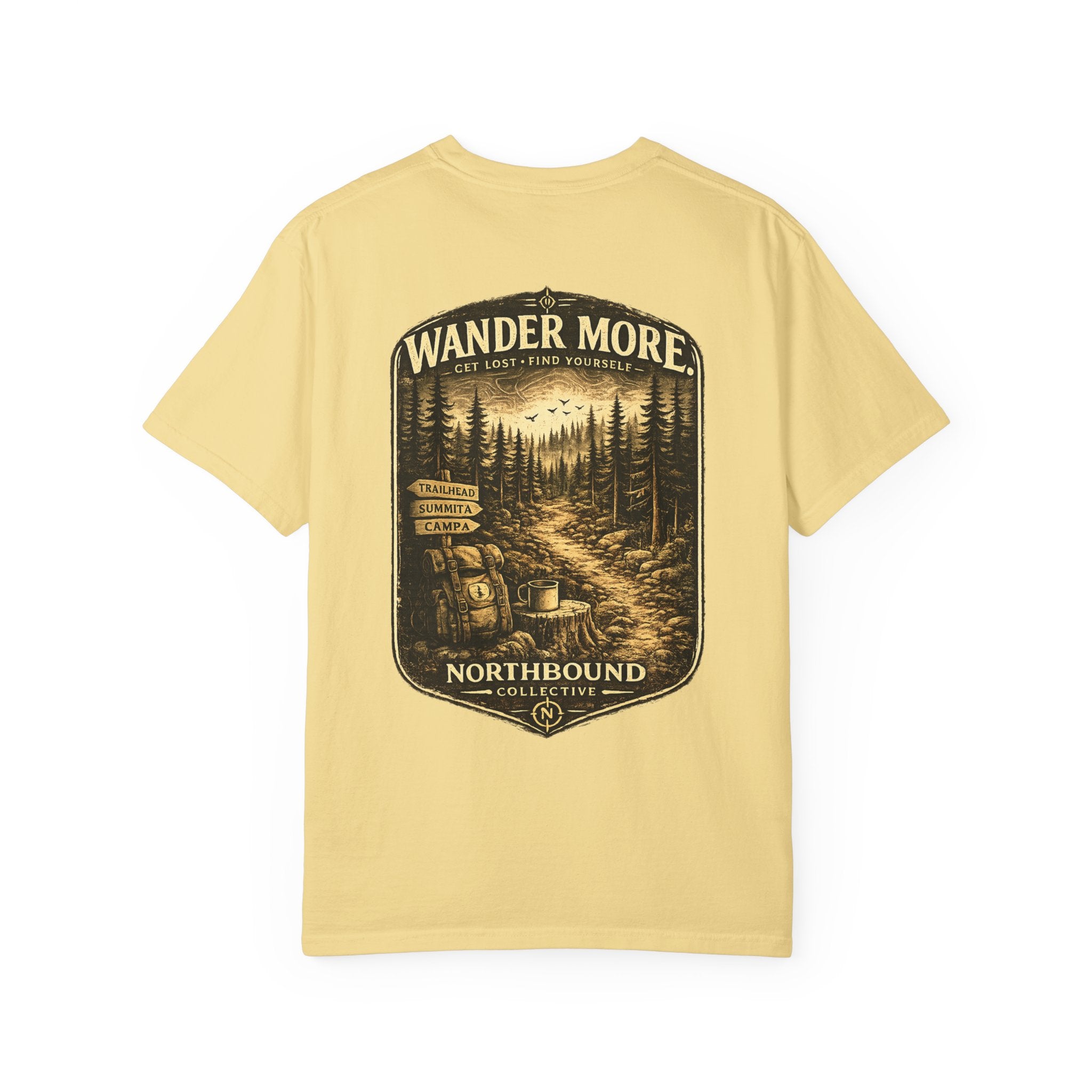 Wander More.™ | Vintage Forest Comfort Colors® Tee